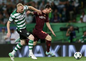 جوردي ألبا ي شيد بأداء ماثيو بعد الفوز الصعب على لشبونة