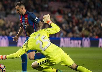 تصريحات ألكاسير يوجه رسالة إلى جماهير برشلونة بعد هدفيه في شباك أوساسونا