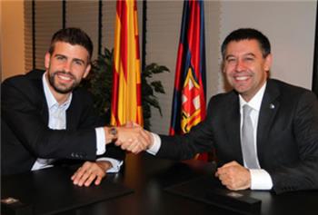 تصريحات بيكيه أريد أن أصبح رئيسا لبرشلونة بعد الإعتزال