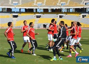 اليوم الفراعنة يواصلون استعداداتهم لغانا بحضور أبو ريدة
