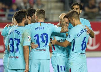 برشلونة يكتفي بثلاثية نظيفة في شباك ريال مورسيا