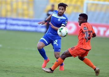 فيديو مكي يتقدم لسموحة على هلال الأبيض السوداني في الشوط الأول