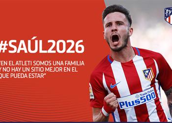 تجديد عقود رسميا ساؤول مستمر مع أتليتكو مدريد حتى 2026