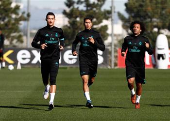 غياب عدة لاعبين عن تدريبات ريال مدريد استعداد ا توتنهام