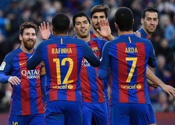 نتائج_الليجا برشلونة يضرب لاس بالماس بخماسية نظيفة ويصعد للمركز الثاني
