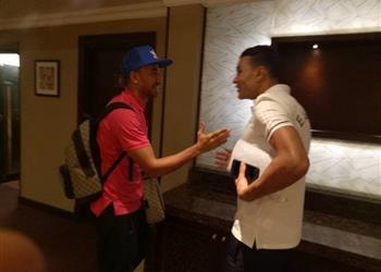 صور تريزيجيه يصل إلى معسكر المنتخب استعداد ا لأوغندا