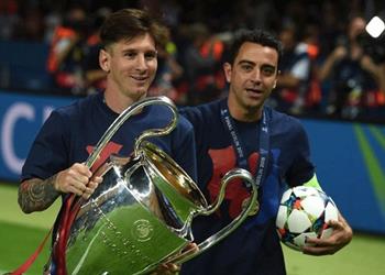تصريحات تشافي برشلونة في قلب ميسي وما يحدث لأنه أفضل لاعب في العالم