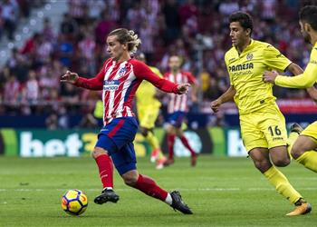 التعادل يحسم مواجهة أتلتيكو مدريد وفياريال بالليجا