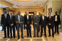 وزير الرياضة وحياتو وأبوريدة يستقبلون رئيس الفيفا