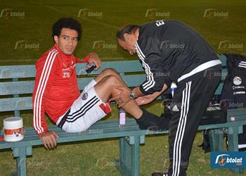 طبيب المنتخب يطمئن الجماهير على حالة رباعي الفراعنة