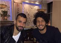 حجازي يواسي السعيد في إصابته