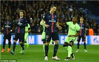 الشوط الأول تعادل مانشستر سيتي مع باريس سان جيرمان 1 1