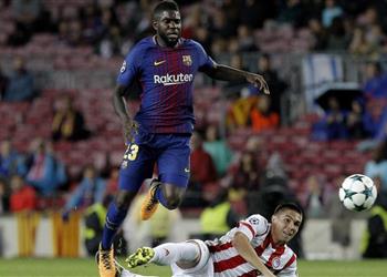برشلونة ينوي زيادة الشرط الجزائي في عقد أومتيتي