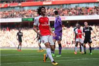 النني يساهم في فوز كاسح لآرسنال على فايكينج بثمانية أهداف وديا