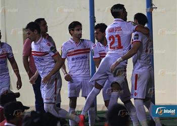 مران الزمالك خماسي الفريق يؤدي تدريبات تأهيلية