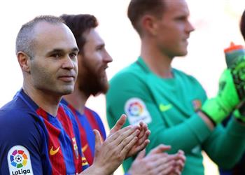 تصريحات إنييستا أتمنى التوفيق لفالفيردي في برشلونة ولم استقر على التجديد