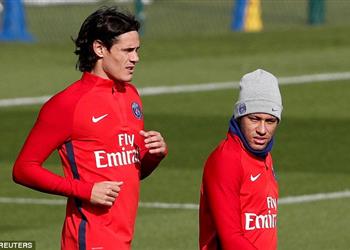 نيمار يرافق كافاني بعد أزمة ركلة الترجيح وألفيش يتدخل