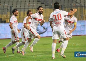 بالفيديو الزمالك ينهي الشوط الأول متقدم ا على إنبي بـ صاروخية حامد