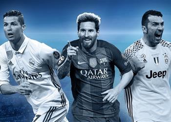 شامبيونز اكتساح مدريدي لقائمة الأفضل في البطولة وثلاثي من يوفنتوس وميسي ممثل برشلونة الوحيد
