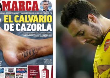 نجم آرسنال يرصد كابوس إصابته أوشكت على بتر قدمي