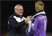 تصريحات رانيري يؤكد جاهزية شمايكل لمباراة أنفيلد ويصرح ليفربول مرشح للفوز بالدوي الإنجليزي