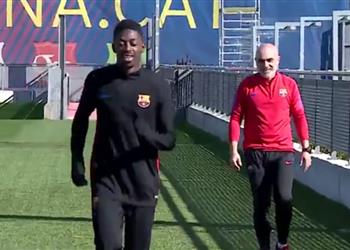 ديمبيلي يبدأ مرحلة التعافي استعداد ا لمواجهة الكلاسيكو