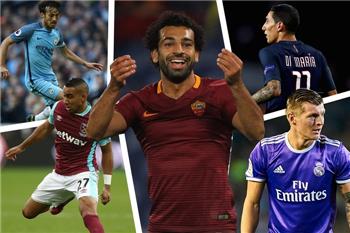 م حترفين تقرير صلاح يتفوق على كروس ودي ماريا في ترتيب اللاعبين الأكثر صناعة للفرص في أوروبا