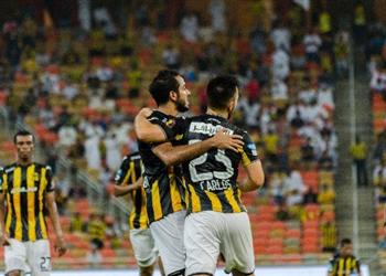 م حترفين بالفيديو كهربا يسجل الهدف الثاني لإتحاد جدة أمام القادسية