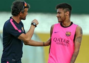 إنريكي يوجه رسالة خاصة لنيمار عقب الرحيل لسان جيرمان