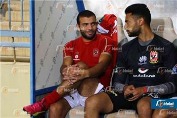 متعب يشارك فى مران الأهلي الجماعي بعد تعافيه من الاصابة