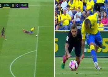 تحكيم_الليجا راديو ماركا لوكاس ديني يستحق الطرد أمام لاس بالماس