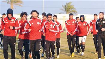 مشوار المونديال الحماس يظهر بمران المنتخب استعدادا للكونغو وثلاثي الجبلاية يؤازر اللاعبين