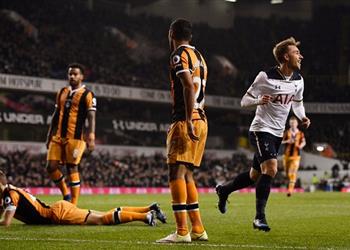 م حترفين هال سيتي يواصل السقوط ويخسر بثلاثية من توتنهام بتواجد المحمدي