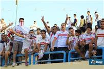بالصور جماهير الزمالك تزين مدرجات بتروسبورت