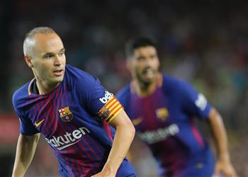 برشلونة بدون إنييستا قبل السوبر الإسباني