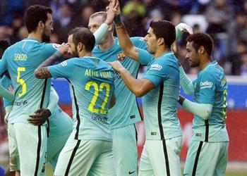 نتائج_الليجا برشلونة يكتسح ديبورتيفو ألافيس بسداسية ويتصدر مؤقت ا