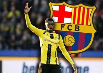 صورة المدير الرياضي لبرشلونة يثير الشكوك باقتراب التوقيع مع ديمبلي