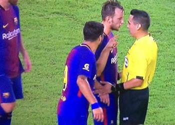 تصريحات لماذا تشاجر راكيتيتش مع حكم مباراة الكلاسيكو