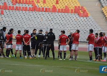 المنتخب يواصل تدريباته استعداد ا لتونس بمشاركة ثنائي البريمرليج لأول مرة