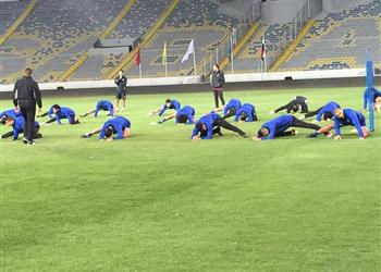 الاهلى والوداد البدري ي مرن اللاعبين على ركلات الجزاء