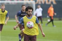 محمد صلاح يستعد مع روما لمعركة انتر ميلان