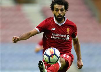 محترفين صحيفة ديلي إكسبريس الإنجليزية تمنح صلاح 8 من 10 أمام ويجان