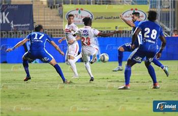 الزمالك يتعادل سلبي ا مع سموحة في ليلة تألق أبو جبل