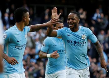 بمشاركة رمضان صبحي مانشستر سيتي يذل ستوك سيتي بسباعية