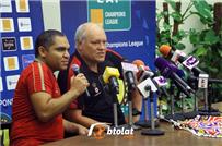 سعد سمير بديل غالي في المؤتمر الصحفي لمواجهة الوداد