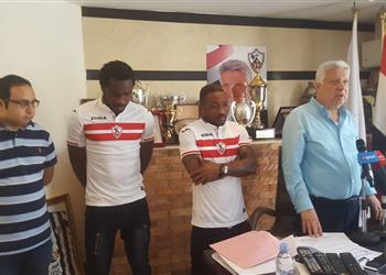 أشيمبونج سعيد بالانضمام للزمالك وأعد الجماهير بالمتعة