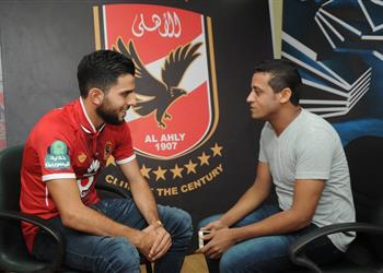 الشامي يكشف سبب انضمامه للأهلي وعشقه لـ أبوتريكة ومثله الأعلى في خط الدفاع