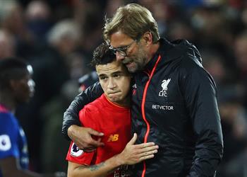 كلوب يوضح سبب استبعاد كوتينيو أمام مانشستر سيتي