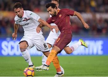 م حترفين صلاح والشعراوي يقودان هجوم روما أمام باليرمو