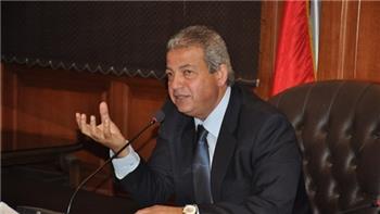 وزير الشباب والرياضة قبل مواجهة مصر والكونجو تحيا مصر